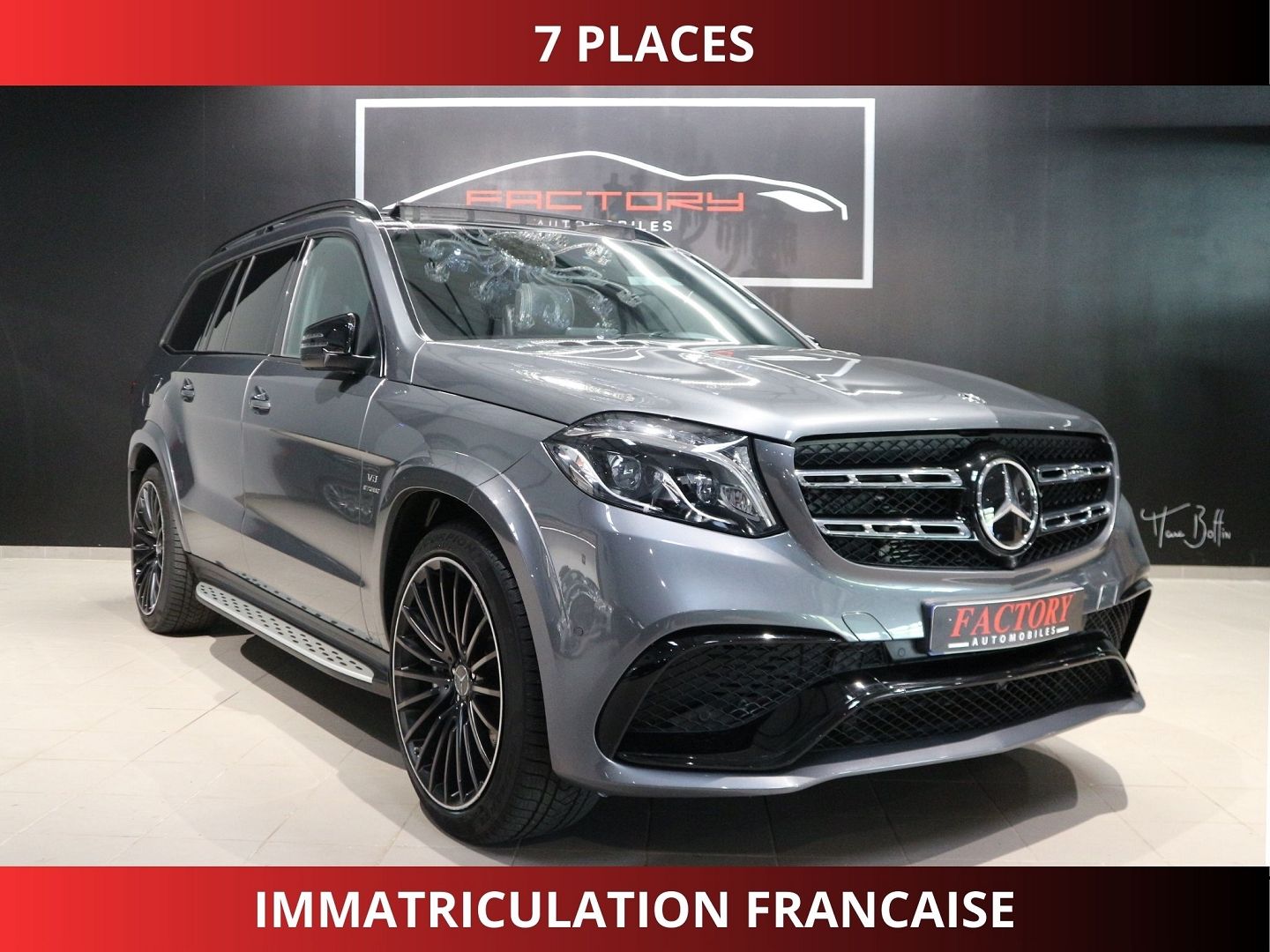 mercedes GLS 7 PLACES 63 AMG 585CH 4MATIC 7G-TRONIC SPEEDSHIFT PLUS EURO6D-T 
