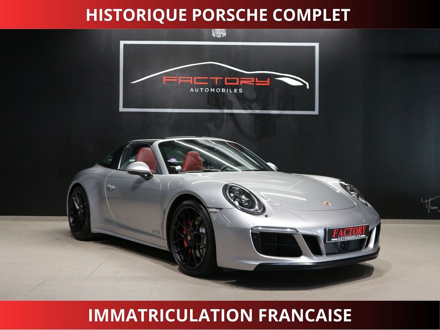porsche 911 TARGA 991 3.0 450CH 4 GTS PDK 